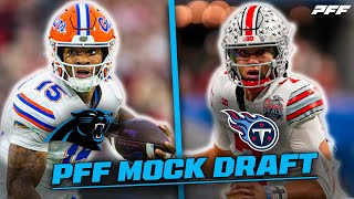 PFF Sams Mock Draft Top 10  PFF [upl. by Felipe435]