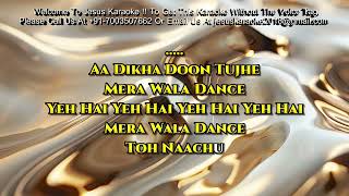 Tapori Remix Medley Karaoke With Lyrics [upl. by Akiwak202]