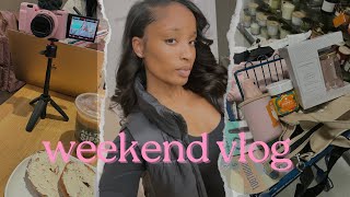 WEEKEND VLOG grwm fall shopping hanging with friends etc [upl. by Ornas]