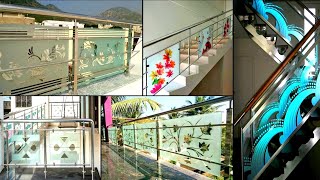 Top 50 Latest Steel Railing Design In 2024 Catalogue  Modern stainless Steel Railing With Glass [upl. by Nahtaj]