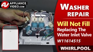 Washer Water Inlet Solenoid Valve issues  Diagnostic amp Repair by Factory Technician [upl. by Hermon]