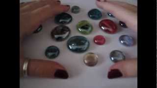 TUTORIAL come fare CABOCHONS STUPENDI a costo zero rIcIcLoDiY [upl. by Aillil]