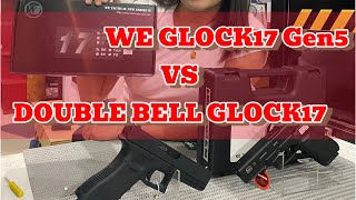 WE GLOCK 17 Gen5 VS DOUBLE BELL GLOCK 17 quick test fire 🔫🔫🔫 [upl. by Lasorella202]