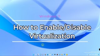 How to enable virtualization in BIOSUEFI settings  Windows 11 or 10 [upl. by Flavia469]