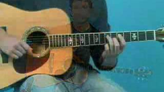 Acoustic Guitar Lesson A Major Groove [upl. by Enel]