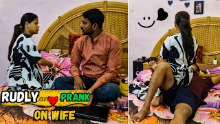 पैसो के लिए तुम इतना हद तक गिर सकती हो  Insulting Prank On Wife  Rude Prank to my Husband [upl. by Ecikram]