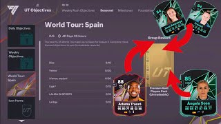 How To Complete The World Tour Spain Objectives EA FC 25 Ultimate Team [upl. by Rettuc]