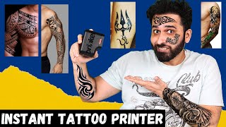 Prinker M  Pain free temporary Instant Skin Tattoo Printer  Born Creator [upl. by Annoiek]