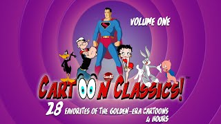 Cartoon Classics  28 Favorites of The Golden Era Cartoons  Volume 1 [upl. by Nallid]