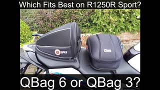 R1250R Sport  QBag 6 and QBag 3 Tail Bag Review  Fitting [upl. by Gosnell]