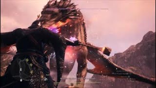 DRAGONS DOGMA 2  Level 43 Sorcerer vs NG Drake Augural Flare is BROKEN [upl. by Alair]