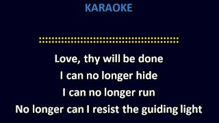 Martika  Love Thy Will Be Done KARAOKE [upl. by Siclari977]