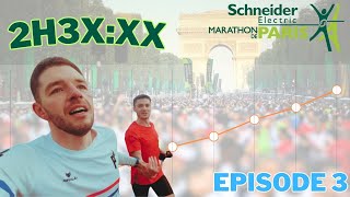 MARATHON de Paris 2024  objectif 2h3XXX épisode 3 [upl. by Alick790]