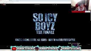 BUBBA STACKS REACTS TO GUCCI MANE FT LIL TJAYHOT WINTER FREESTYLE [upl. by Neom]