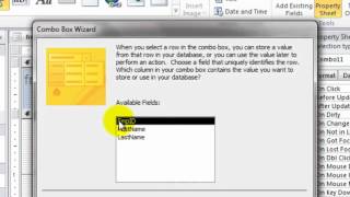 Access 2010 Auto populate fields using a combo box in forms [upl. by Thursby]