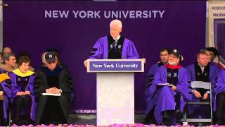 President William J Clintons Speech to Graduates at NYUs 2011 Commencement [upl. by Salb]