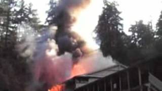 Cal Fire tankers dive over Brookdale Inn amp Lodge Fire [upl. by Naimerej]