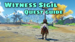 Genshin Impact Witness Sigil quest guide [upl. by Remington]