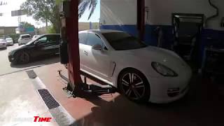 Porsche Panamera CutOut Exhaust [upl. by Ynnej781]