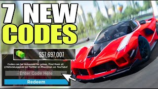 NEW UPDATE VEHICLE LEGENDS ROBLOX CODES 2023 DECEMBER  VEHICLE LEGENDS CODES  VEHICLE LEGENDS [upl. by Aylat]