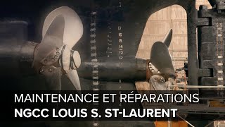 Maintenance et réparations  NGCC Louis S StLaurent [upl. by Mercy]