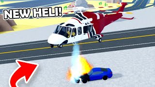 NEW FIRE UPDATE HELICOPTER IN CAR DEALERSHIP TYCOON [upl. by Nnyliak315]