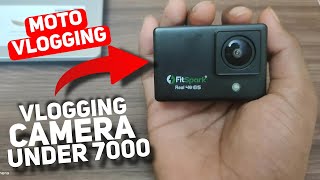 Moto Vlogging Camera Fitspark Eagle i12 Unboxing 2023 [upl. by Aelam104]