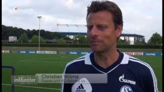 Nachwuchsfußball ExBVBler Christian Wörns coacht Schalker U17 [upl. by Ainslee]