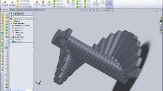 57 Treppe  Spiral Staircase  SolidWorks 20102012 Training  Curve driven pattern [upl. by Binni]