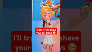 TRY NOT TO SHAVE HIS EYEBROW OFF 😱 SHAVE amp STUFF Meta Quest VR Barber shop game [upl. by Ancell]