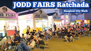 4K 🇹🇭 Bangkok City Walking Tour JODD FAIRS Ratchada allaboutbangkok thailand​ bangkok​ citywalk [upl. by Eniowtna]