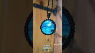 labradoritejewelry labradorita labradorite macrame stoneflowvibes [upl. by Eeldarb]