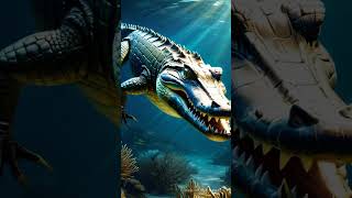 Saltwater Crocodile vs Bull Shark FaceOff [upl. by Manella]