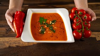 Ich kann diese Gemüsesuppe jeden Tag essen Gesunde Tomatensuppe mit Paprika [upl. by Ydospahr370]