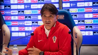 Izbornik Zlatko Dalić uoči utakmica s Latvijom i Armenijom [upl. by Anitneuq]