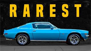 20 RAREST Chevrolet Camaros Ever Made [upl. by Otrevogir]