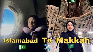 Islamabad to Makkah for umrah🇵🇰✈️🇸🇦 [upl. by Adnyl409]