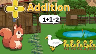 Learn addition  Kids song Basic addition song Super simple additionStarrysongs [upl. by Boyes988]