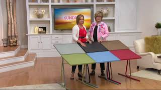 Table Mate XL Multipurpose Adjustable Folding Table on QVC [upl. by Biamonte337]