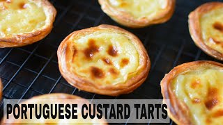 Pasteis de Nata  Portuguese Custard Tarts [upl. by Ramsa]