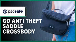 Pacsafe GO Anti Theft Saddle Crossbody Review 1 Month of Use [upl. by Kidd]