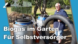 Biogas im Garten  Bauanleitung für Selbstversorger [upl. by Felisha]