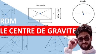 RDM CH B Les caractéristiques géométriques dune section  Le centre de gravité [upl. by Zephan552]