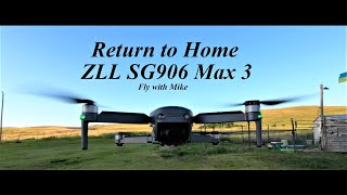 Return to Home ZLL SG906 Max 3 Fly with Mike [upl. by Audres]