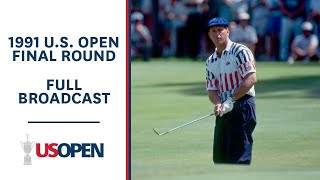 1991 US Open Final Round Payne Stewart Takes on a Crowded Field at Hazeltine  Full Broadcast [upl. by Elehcim]