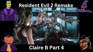 Resident Evil 2 Remake Claire B Part 4 Escaping The Nightmare [upl. by Corbet]