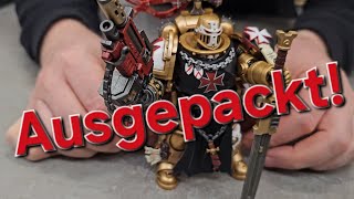 Ausgepackt JoytoyOfficial High Marshal Helbrecht 118 Black Templars Warhammer 40k JoyToy [upl. by Allred985]