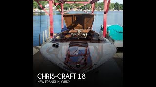 SOLD Used 1972 ChrisCraft XK 18 Jet in New Franklin Ohio [upl. by Thorncombe]