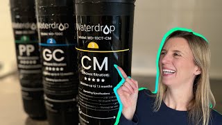 Waterdrop Undersink Water Filter 1 Year Review and Filter Swap [upl. by Ynafets692]