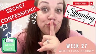 Slimming World Weigh in  week 27 slimmingworld weightloss weighdayresults weighin [upl. by Neirual]